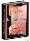 How to Make Sex Last Longer